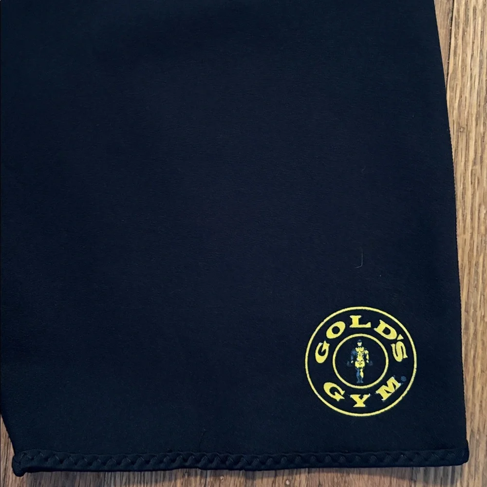 Gold’s Gym Neoprene Compression Shorts Elastic Waist Black Unisex M/L
